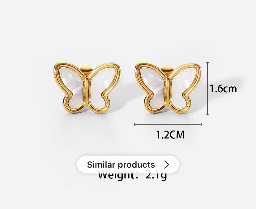 butterfly earrings
