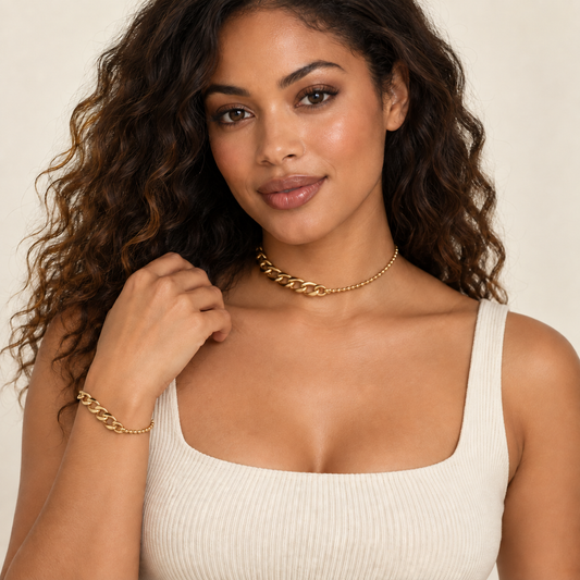 Aila necklace & bracelet