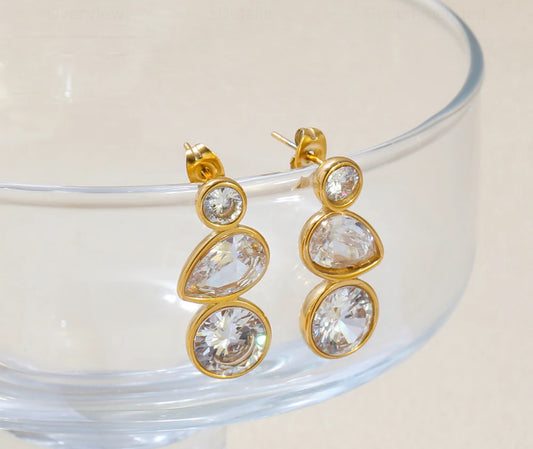 Brilliant earrings for women