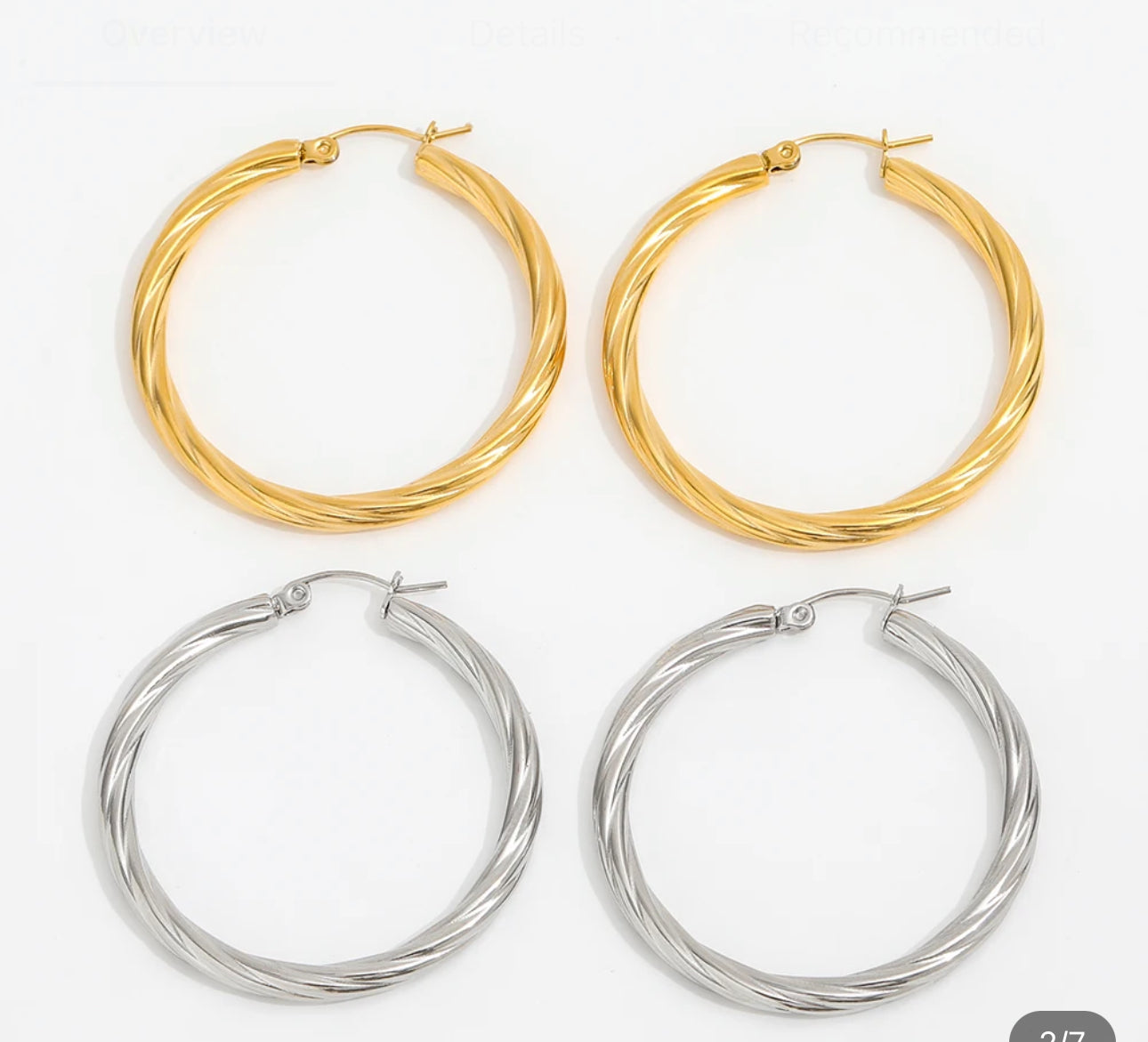 .Hoop Earrings for women