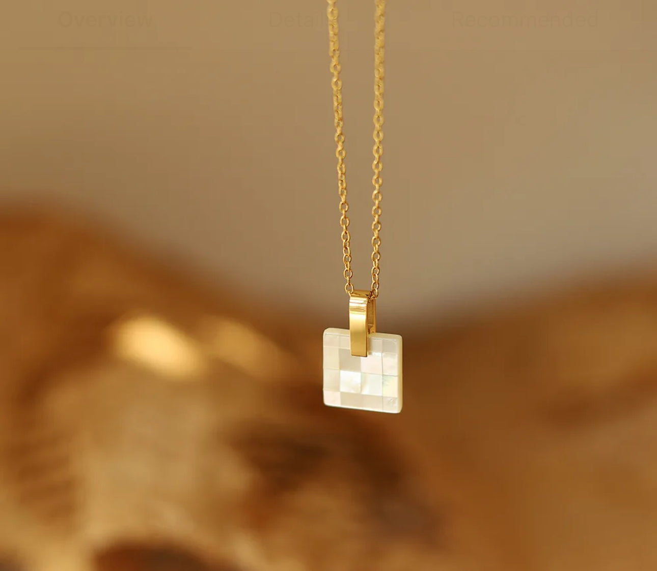 1Square necklace